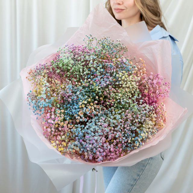 15 радужных гипсофил